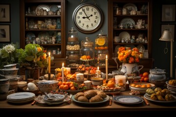Naklejka premium Thanksgiving - Generative AI