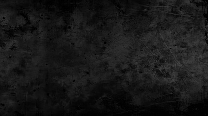 Black background vector illustration with vintage distressed grunge texture and dark gray charcoal color paint, black stone, cement or concrete wall