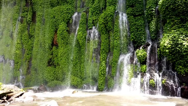 A unique landscape of natural wonders in North Cotabato the Philippines. Asik asik waterfalls.