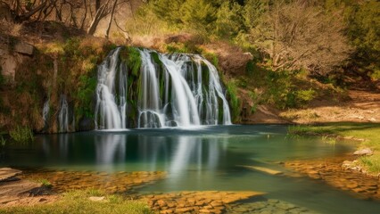 Serene Waterfall Oasis