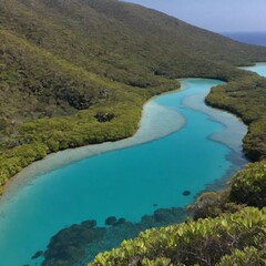 Blue Lagoon- AI GENERATED