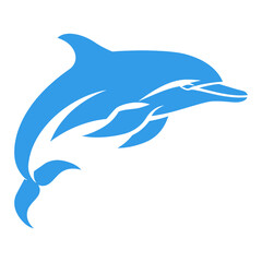 Illustrated animal logo on a plain color background