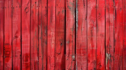 Close up of fresh red wooden wall backdrop