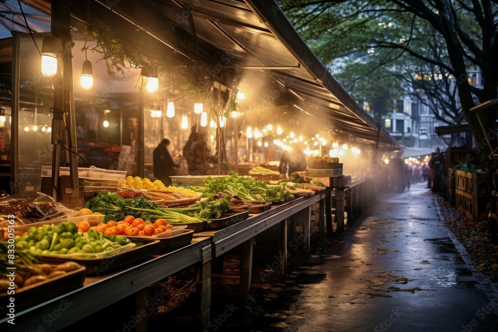 Sticker Farmers' markets - Generative AI