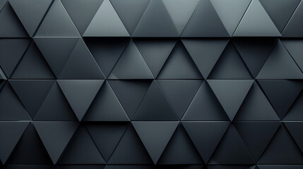 A black and white image of a pattern of squares and triangles. The image has a modern and abstract feel to it