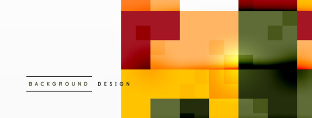 Dynamic colorful squares background. Vector Illustration For Wallpaper, Banner, Background, Card, Book Illustration, landing page