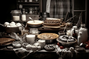 Fototapeta premium Baking - Generative AI