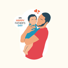 Happy Father's Day Banner Design 2 Vector Illustration.eps
