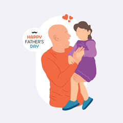 Happy Father's Day Banner Design 2 Vector Illustration.eps