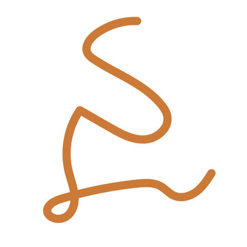 Colorful Squiggly Lines Vector 
