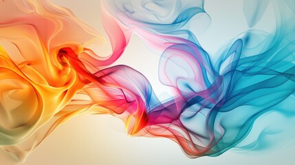 Fluid Color Motion of Smoke
