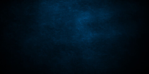 Abstract Dark blue stone wall blank watercolor backdrop light design. Dark blue or black slate background rock distress texture. High Resolution on dark black and blue Cement Texture Background.