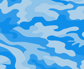 Fototapeta premium Background Camo color Blue cute 