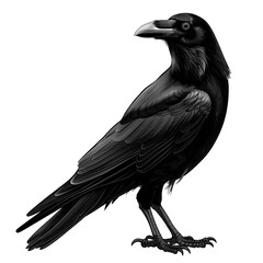 Fototapeta premium illustration art of crow