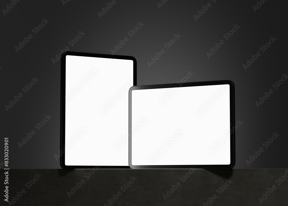 Canvas Prints responsive web design and website mockup, devices mock up, smartphone desktop tablet laptop template