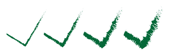 Done buttons collection. check vector icon set. 11:11