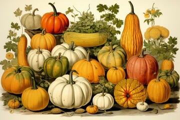 Gourds and squashes - Generative AI