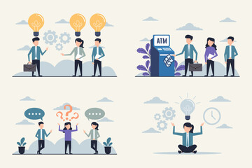 Business Development and Creative Problem Solving Illustration