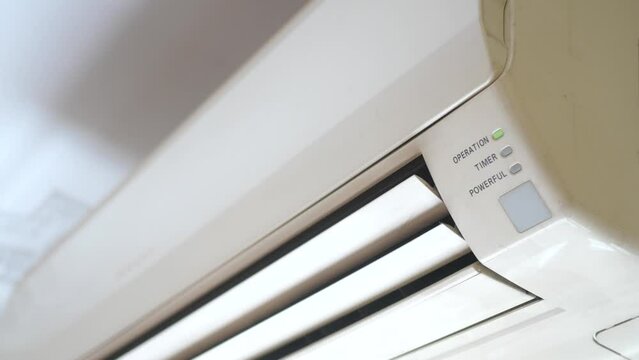 air conditioner on a wall at home 