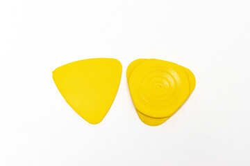 Universal triangle pry tools. Used for prying open or disassemble electronic parts in electronic repair works. Isolated in white background.