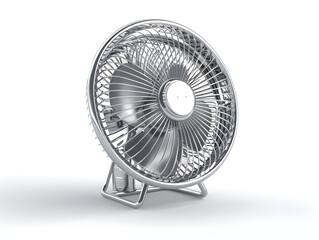 Portable Fan  on White Background