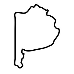 buenos aires map illustration