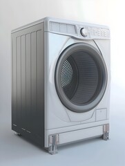 Obraz premium Modern of Isolated Dryer on White Background