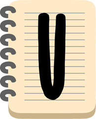 Paper  Note Letter Alphabet Vector Element