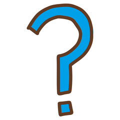 手描きはてなマーク