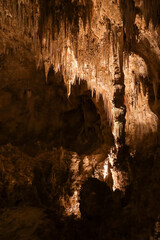 Rock formations in Carlsbad Caverns National Park, New Mexico