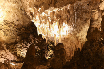 Rock formations in Carlsbad Caverns National Park, New Mexico
