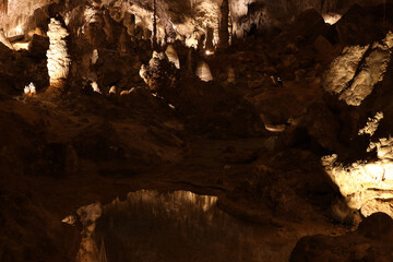 Rock formations in Carlsbad Caverns National Park, New Mexico
