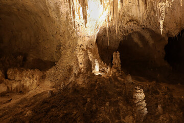 Rock formations in Carlsbad Caverns National Park, New Mexico

