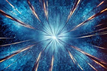 fireworks in the night sky