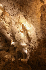 Rock formations in Carlsbad Caverns National Park, New Mexico
