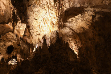 Rock formations in Carlsbad Caverns National Park, New Mexico
