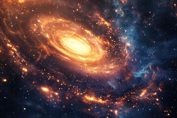 Vibrant galaxy showcase with colorful galaxies