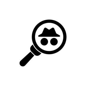 recommend clip art: detective concept line icon. Simple element illustration. detective concept outline symbol design.