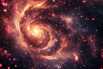 Vibrant galaxy showcase with colorful galaxies