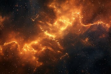 Fototapeta premium Radiant cosmic backdrop in vivid hues