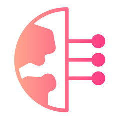 connections gradient icon