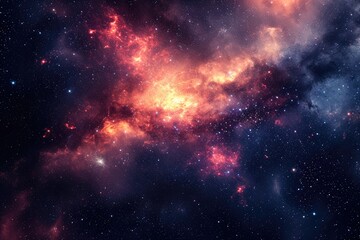 Brilliant astronomy scene with vivid colors