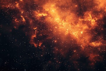 Radiant cosmic backdrop in vivid hues