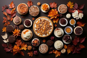 Autumn desserts - Generative AI