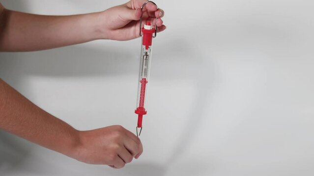 Using a Newton Spring Scale