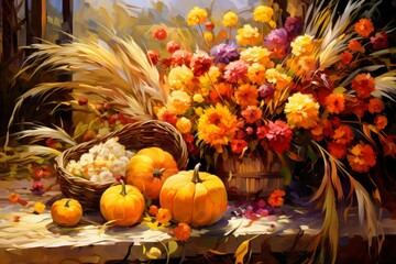 Harvest decorations - Generative AI