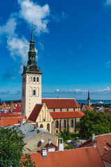 Obraz premium Swedish St. Michael's Church in Tallinn, Estonia