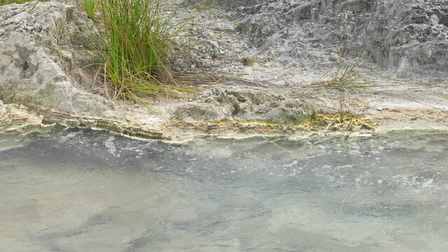 Sipoholon Hot Springs are hot springs in Tapanuli. This sulfur-containing bath was formed due to the eruption of Mount Martimbang