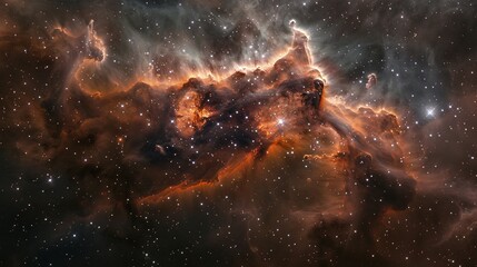 Galactic Beauty: Astronaut Spacewalk in the Universe