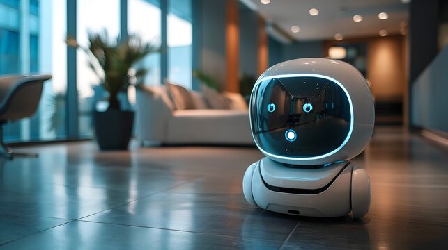 Futuristic Telepresence Robot in Corporate Business Setting Facilitating Digital Communication and Networking